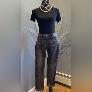 Blank NYC Madison Jeans Distressed Faded Black Size 30